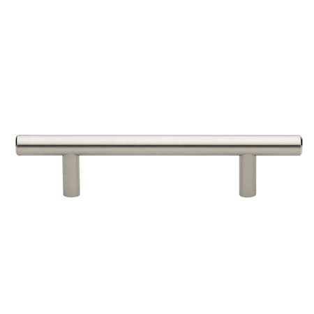 Gliderite Hardware 3-3/4 in. Center to Center Satin Nickel Solid Steel Bar Pull - 5001-96-SS 5001-96-SS-1